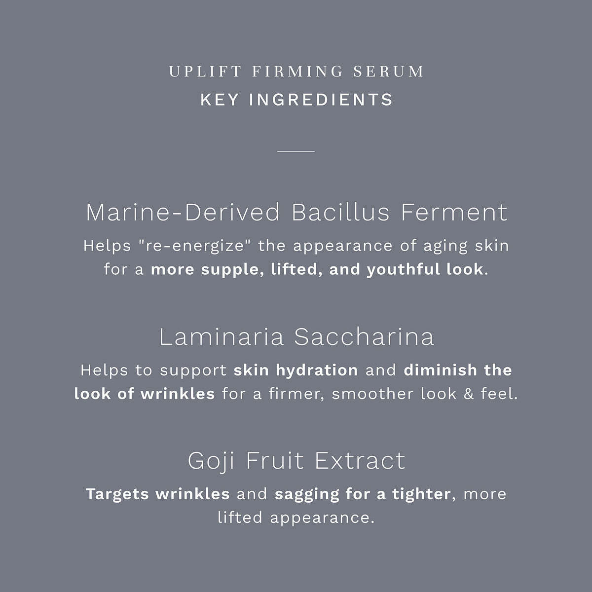 City Beauty deep-sea extracts ingredient visual supporting firming