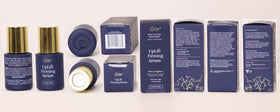 City Beauty on bathroom vanity suggesting daily skincare routine
