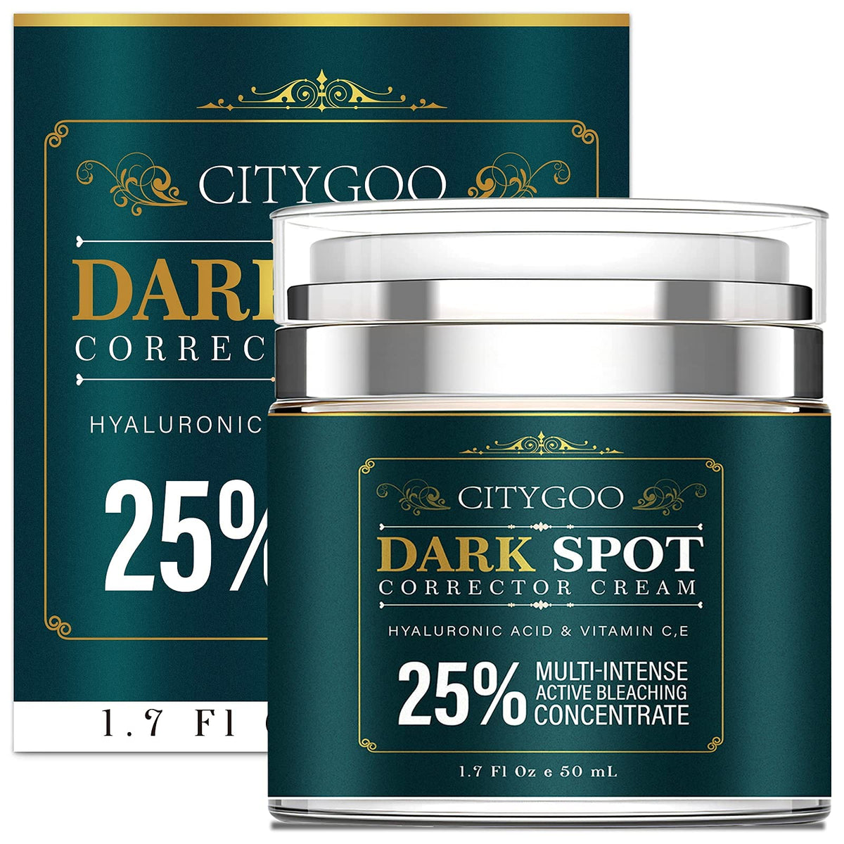 CITYGOO on bathroom shelf in lifestyle setting conveying daily skincare routine benefit