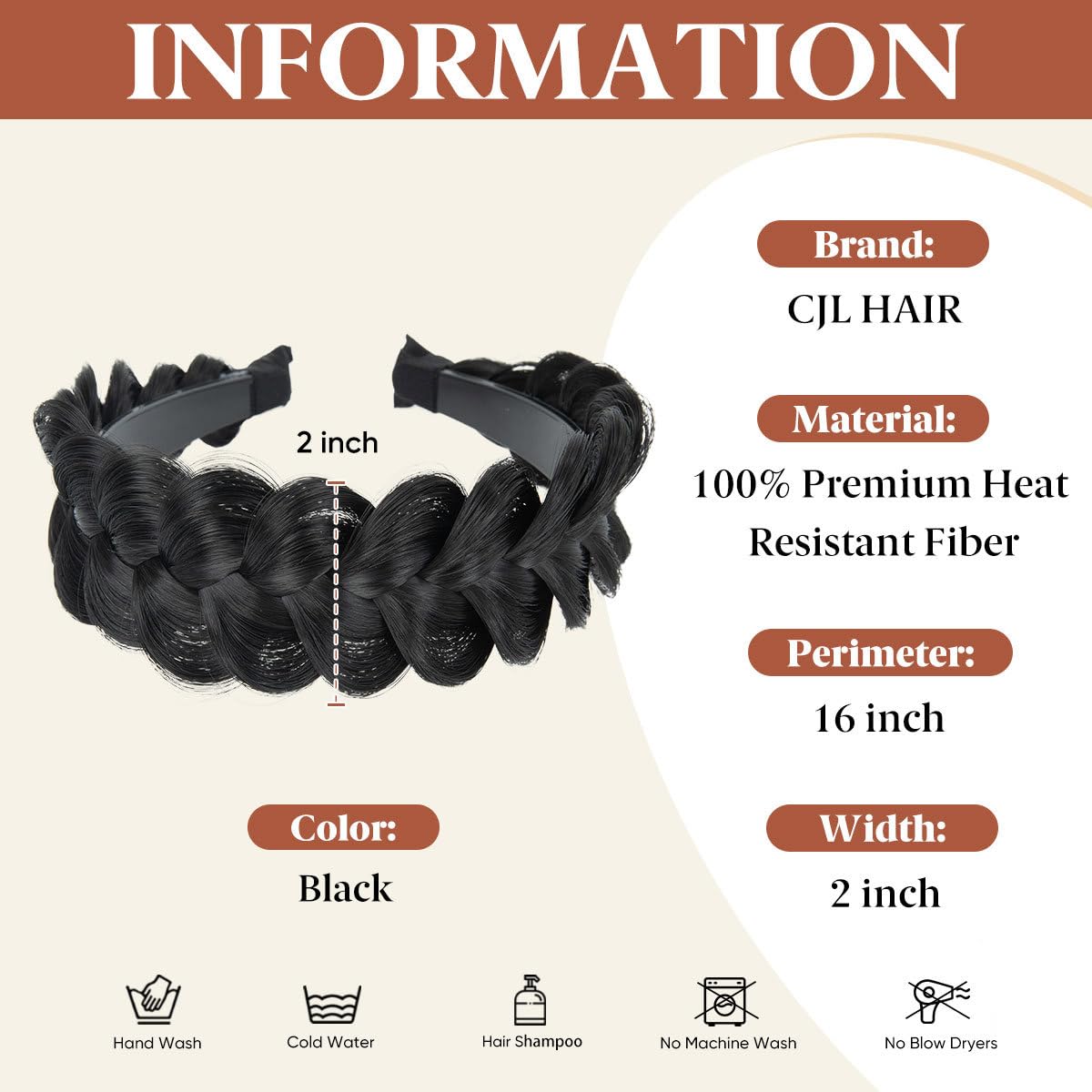 CJL HAIR close-up of hand-braided fibers highlighting natural texture benefit