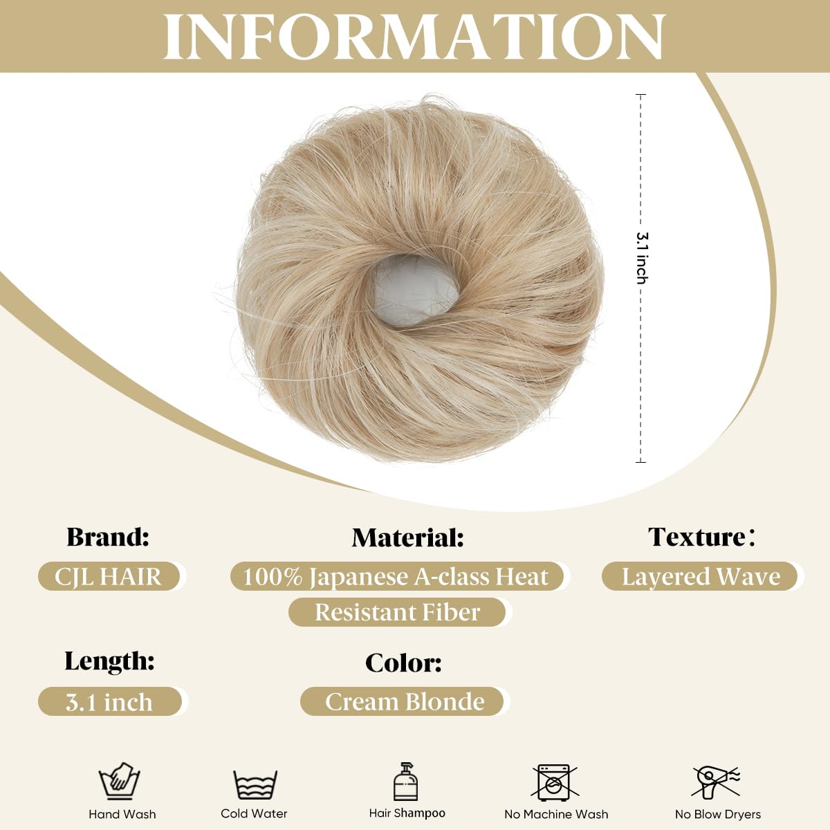 CJL HAIR close-up of small ringlet texture for natural volume