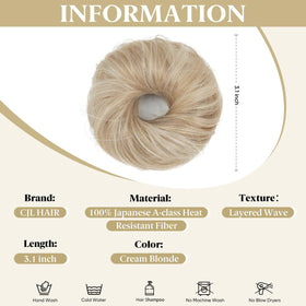CJL HAIR close-up of small ringlet texture for natural volume
