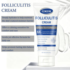 CJMJIM on a bathroom counter lifestyle shot showing easy daily routine benefit