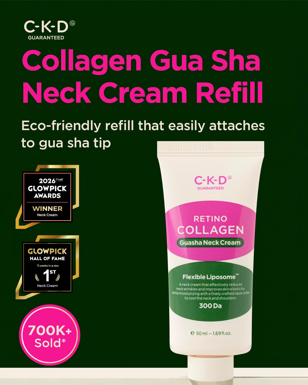 CKD Guaranteed stainless-steel gua sha close-up offering cool massage