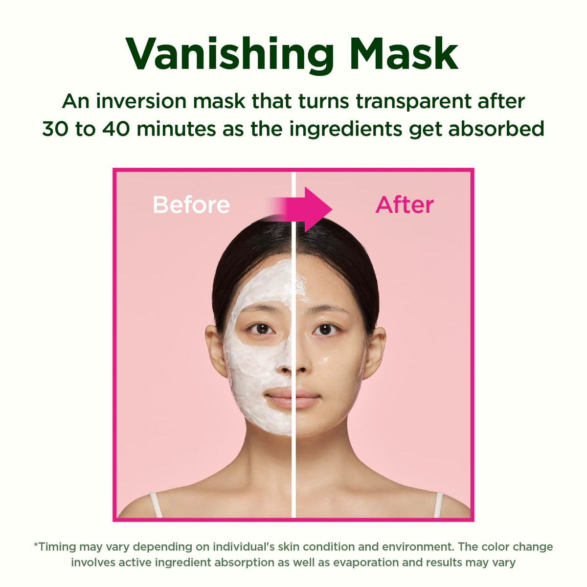 CKD Guaranteed hand applying mask demonstrating easy mess-free application