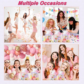 CKIVTNO skincare cards and silk headbands displayed for simple step-by-step use