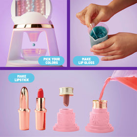Claire's tools and beakers arranged to show safe mixing and precise measuring