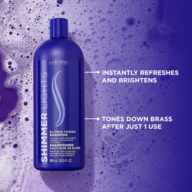 Clairol Professional shampoo foam texture close-up for gentle cleanse
