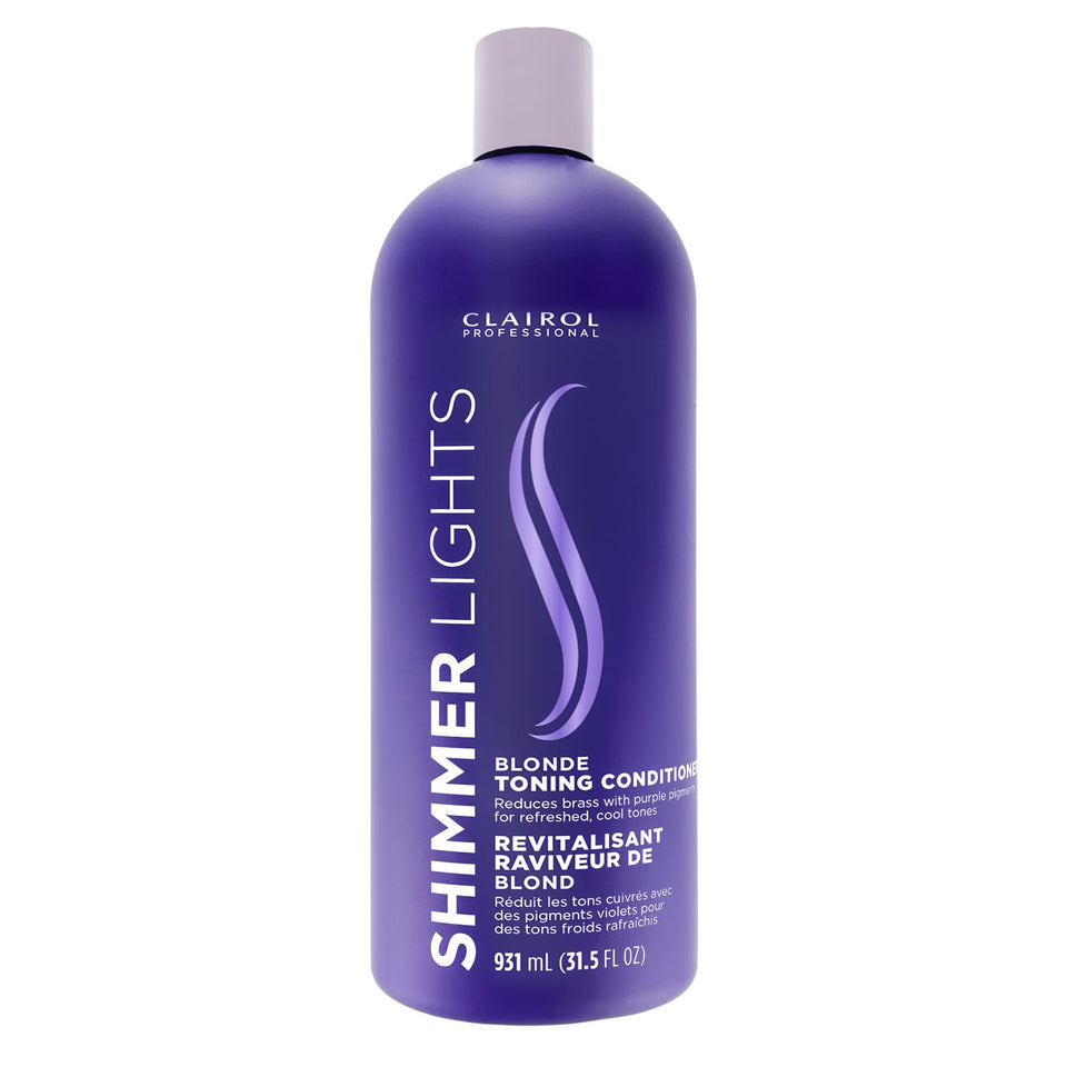 Clairol Professional bottle front packaging showing product and benefit