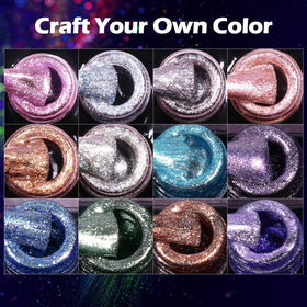 Clara Colors bottle label detail highlighting precise color tags for quick selection benefit
