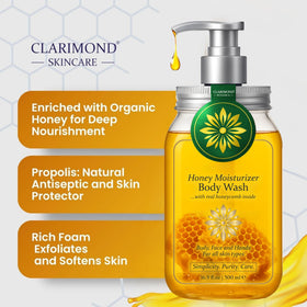 CLARIMOND ORALCARE creamy lather texture close-up illustrating gentle moisturizing action