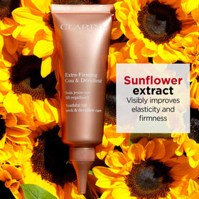 CLARINS application on hand demonstrating absorbent, non-greasy benefit