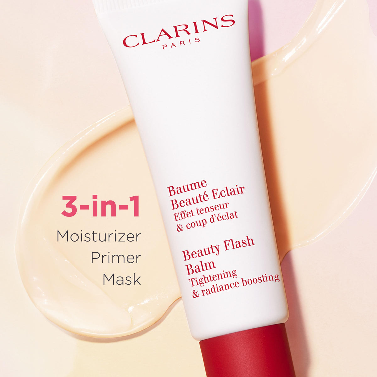 Clarins balm left on skin as 10-minute mask for visible boost