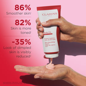CLARINS pump dispensing gel-cream texture for quick absorption and cooling effect