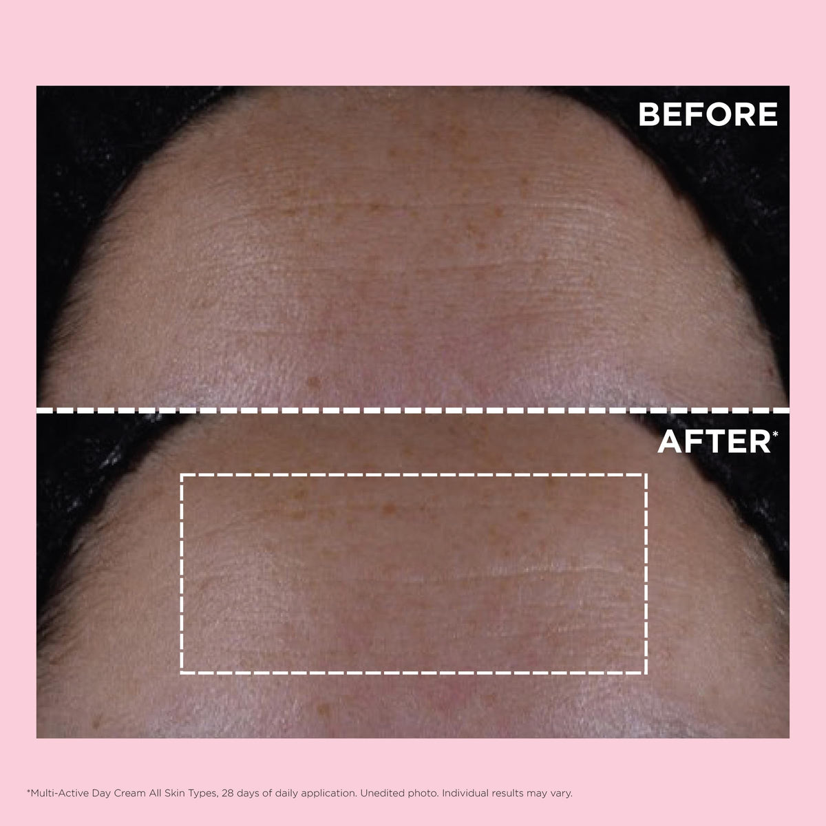 CLARINS cream on fingertip demonstrating lightweight spreadability benefit