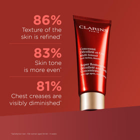 Clarins cream texture close-up demonstrating rich nourishing feel