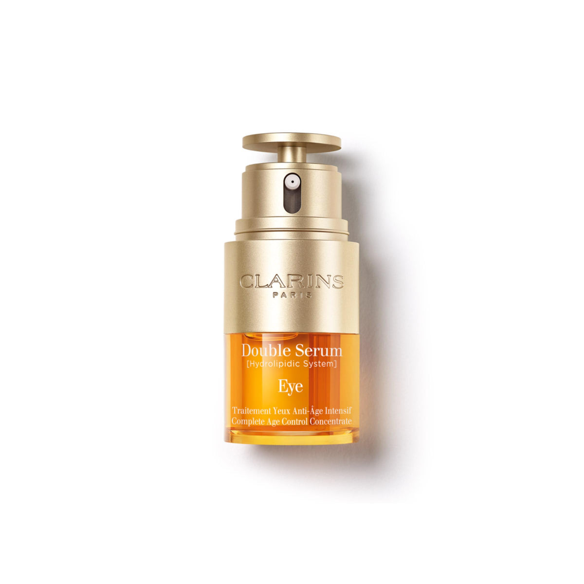 Clarins front packaging showing bottle and branding for clear recognition and trust
