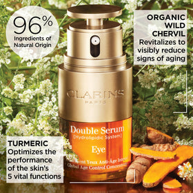 Clarins texture close-up revealing lightweight serum that absorbs quickly for hydration