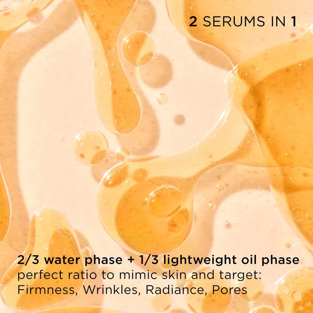 Smoothing Clarins Double Serum Light over neck and décolleté improving skin texture