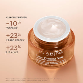 Clarins refill cartridge removed to show sustainable refill mechanism and reduced waste benefit