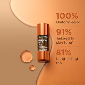 CLARINS dropper close-up dispensing single drop for precise, buildable application