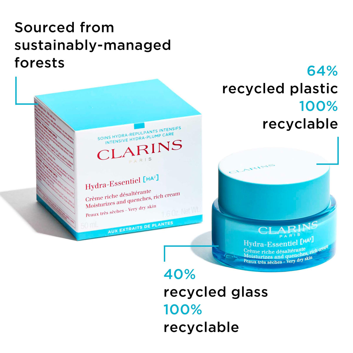 Clarins cream on bathroom counter as part of nightly routine comfort