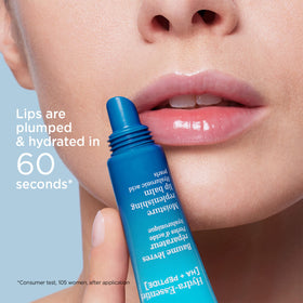 Clarins open balm texture up close showing smooth, non‑sticky finish for instant hydration