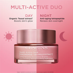 Clarins niacinamide ingredient visual representing targeted smoothing benefits