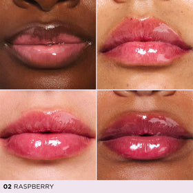 Clarins lip comfort oil applicator closeup with doe-foot showing smooth precise application benefit