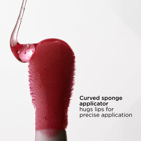 Clarins lip comfort oil ingredients label closeup highlighting high percent natural-origin ingredients