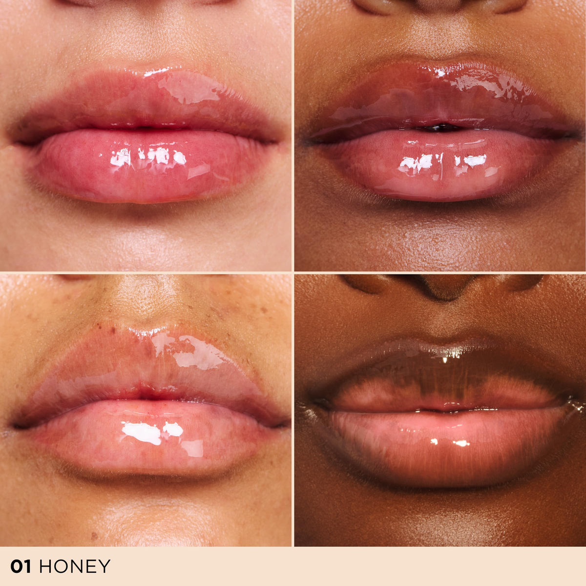 Clarins lip oil applicator closeup demonstrating smooth precise coverage benefit