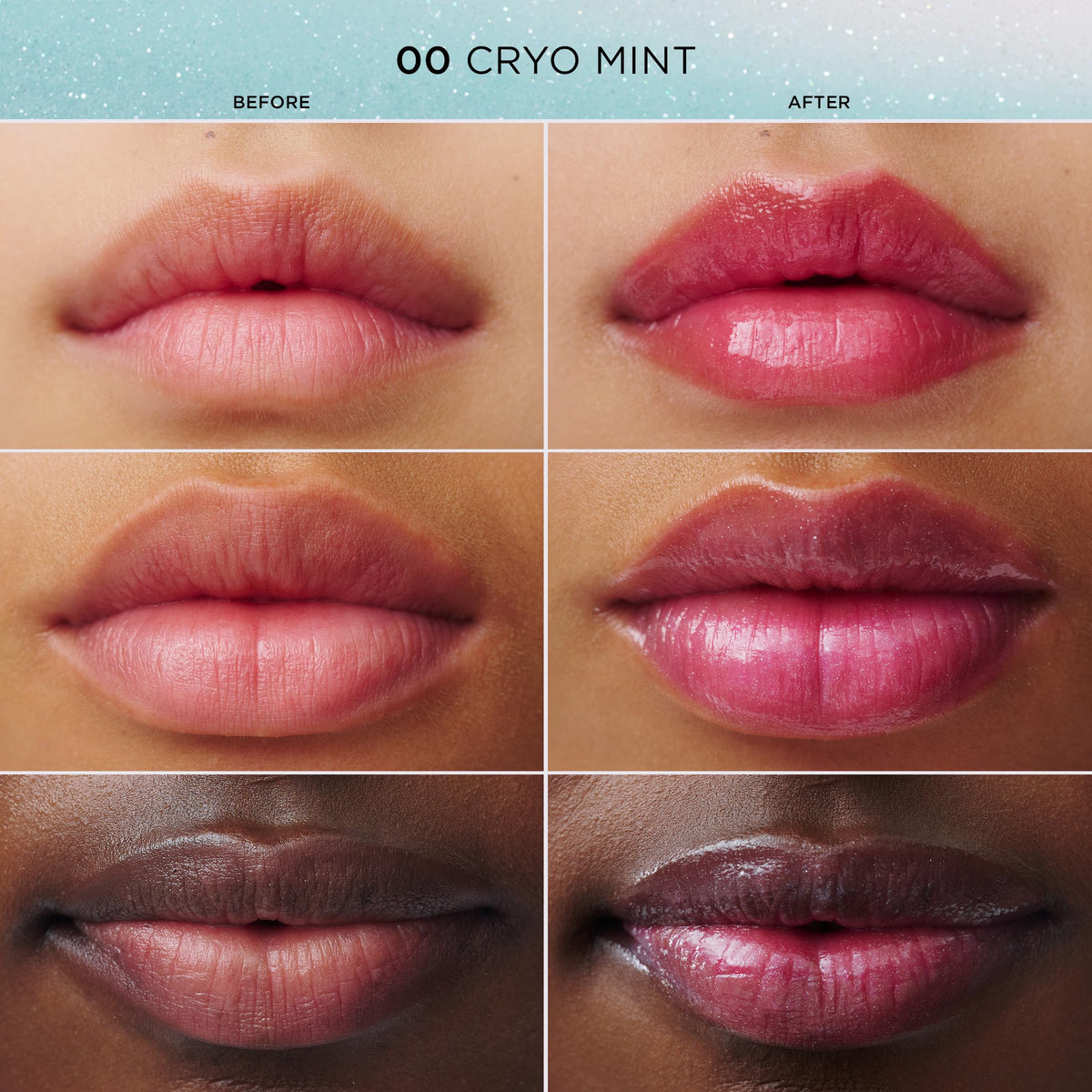 clarins field mint and menthol visual highlighting cooling benefit