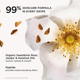clarins packaging label focused on ingredients and skincare claim