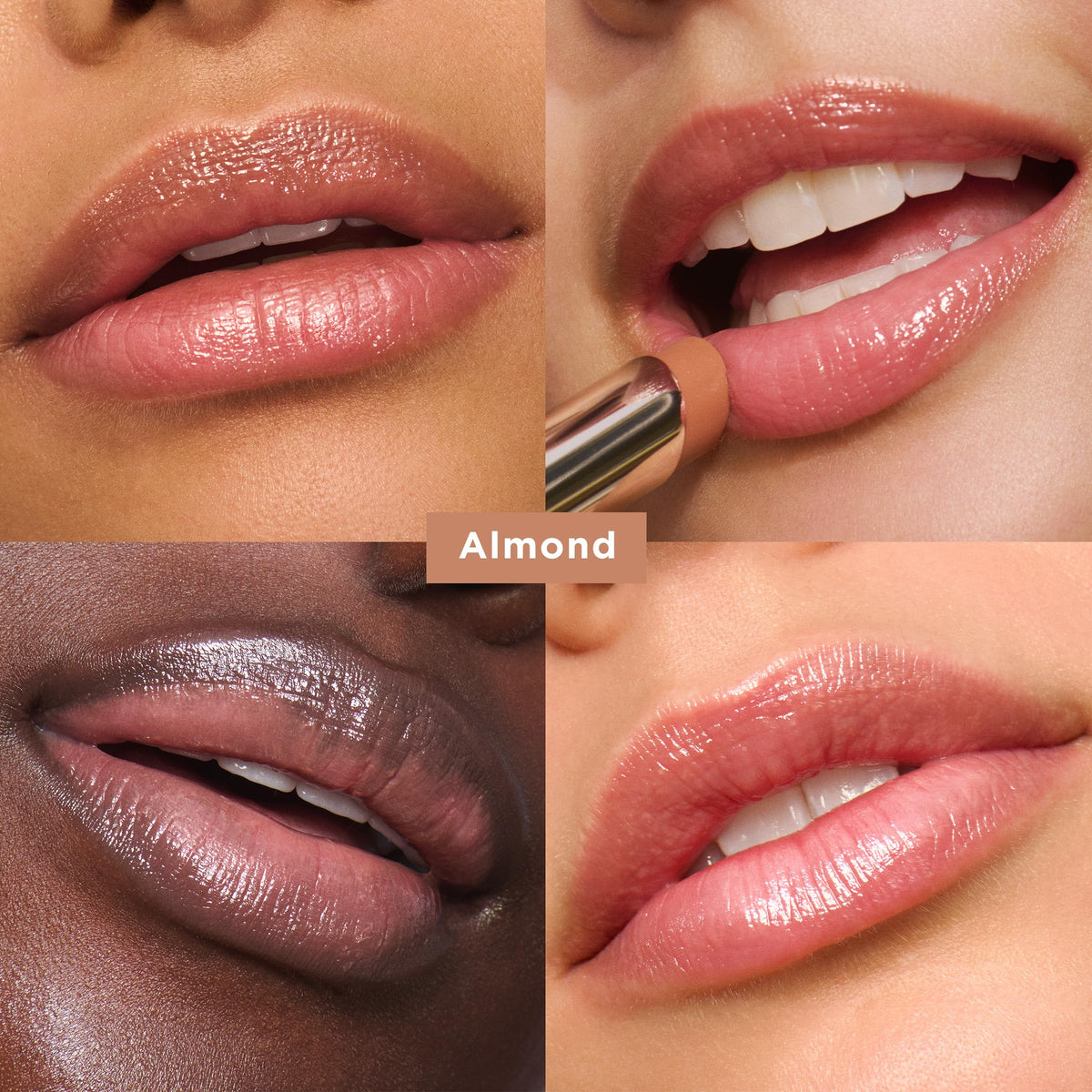 Clarins close-up of balm texture displaying glossy sheen and nourishing finish