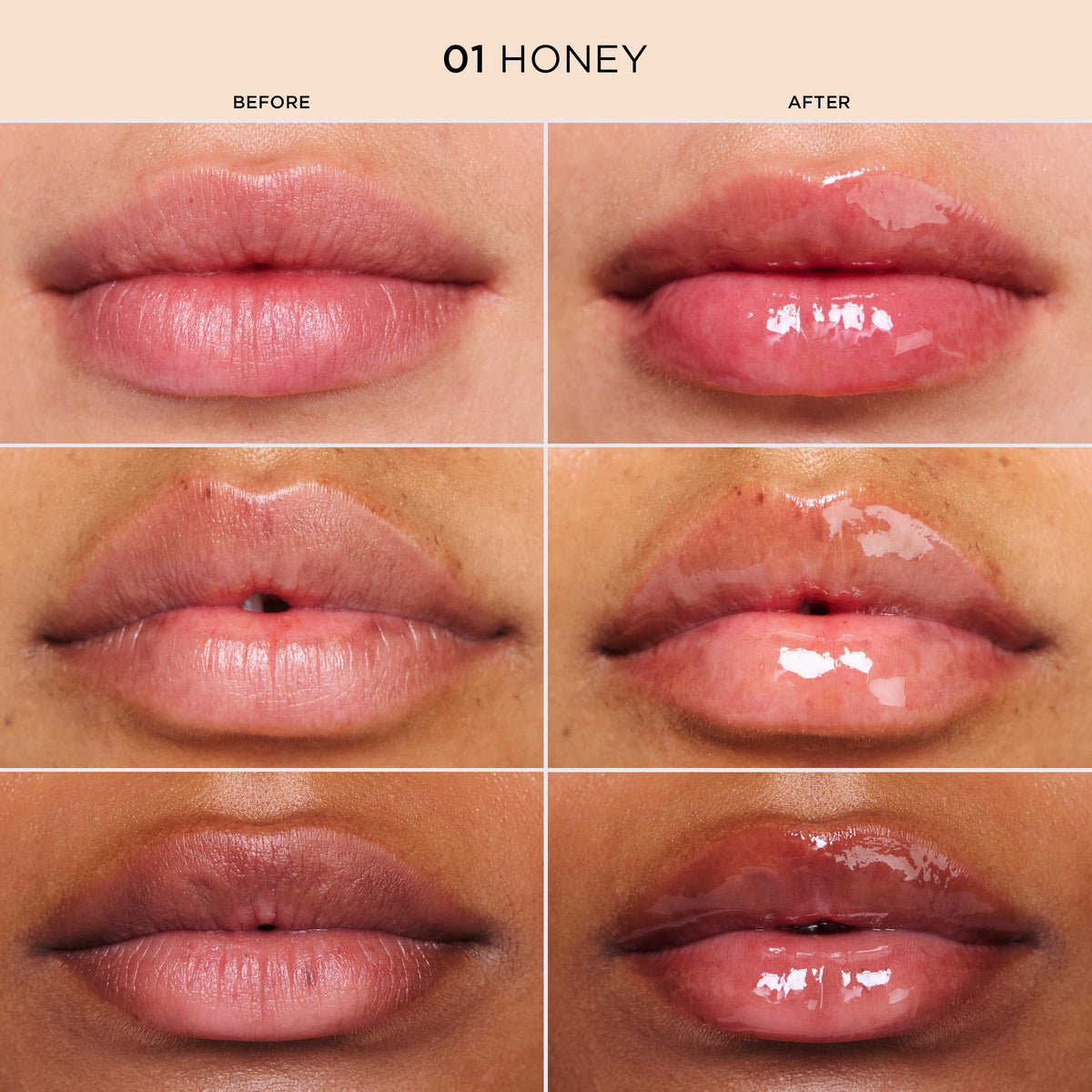 Clarins lip oil shade swatched on hand showing sheer color and hydration benefit