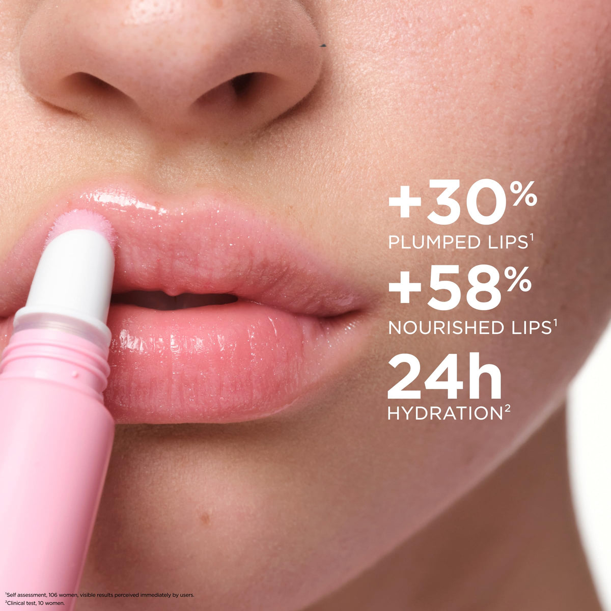 CLARINS texture closeup highlighting creamy, nourishing formula
