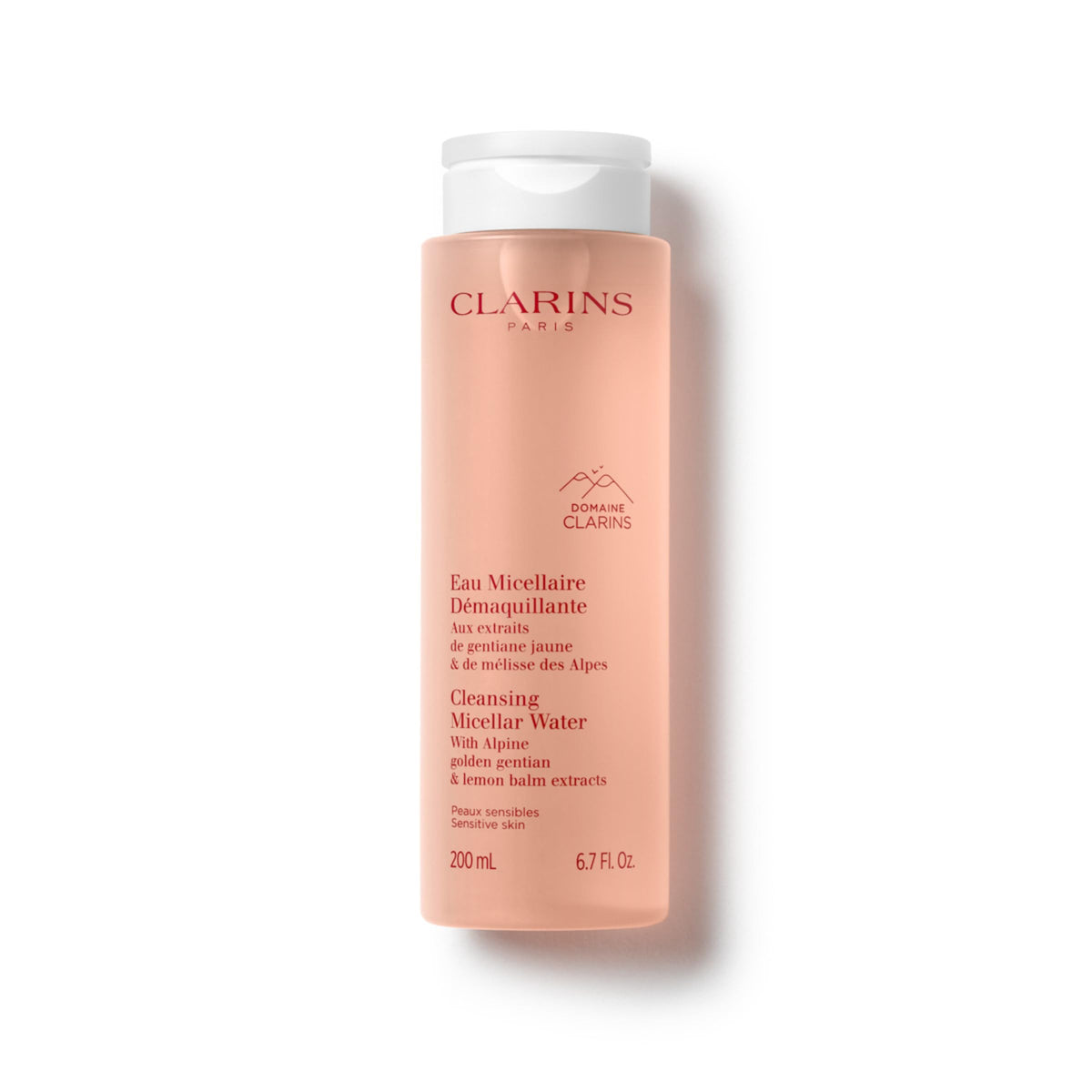 Clarins front packaging showing bottle and label with quick-purify benefit