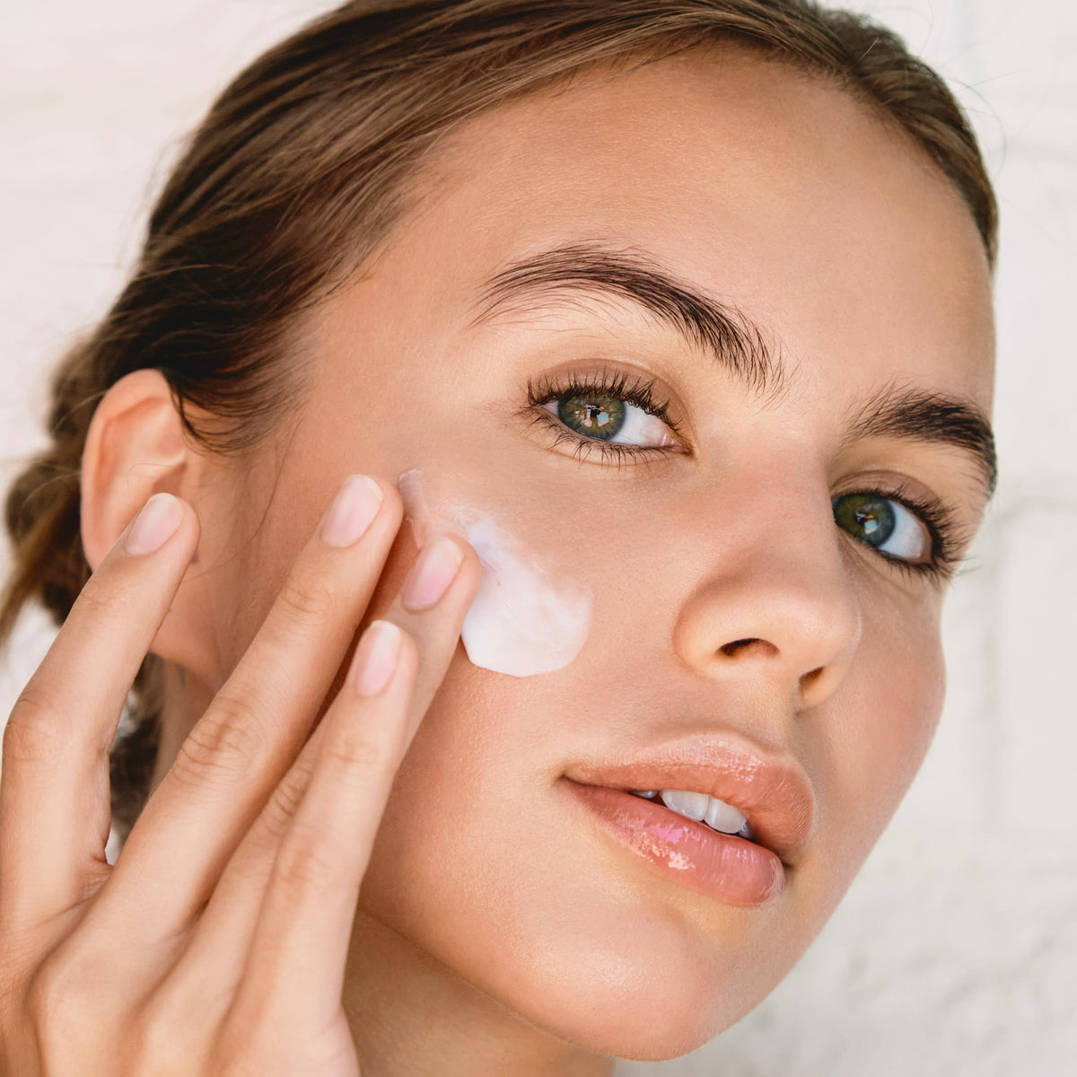 Clarins close-up of cream surface showing smooth, luxurious texture