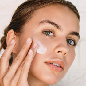 Clarins close-up of cream surface showing smooth, luxurious texture
