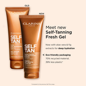 Clarins on bathroom shelf lifestyle shot suggesting daily skincare routine