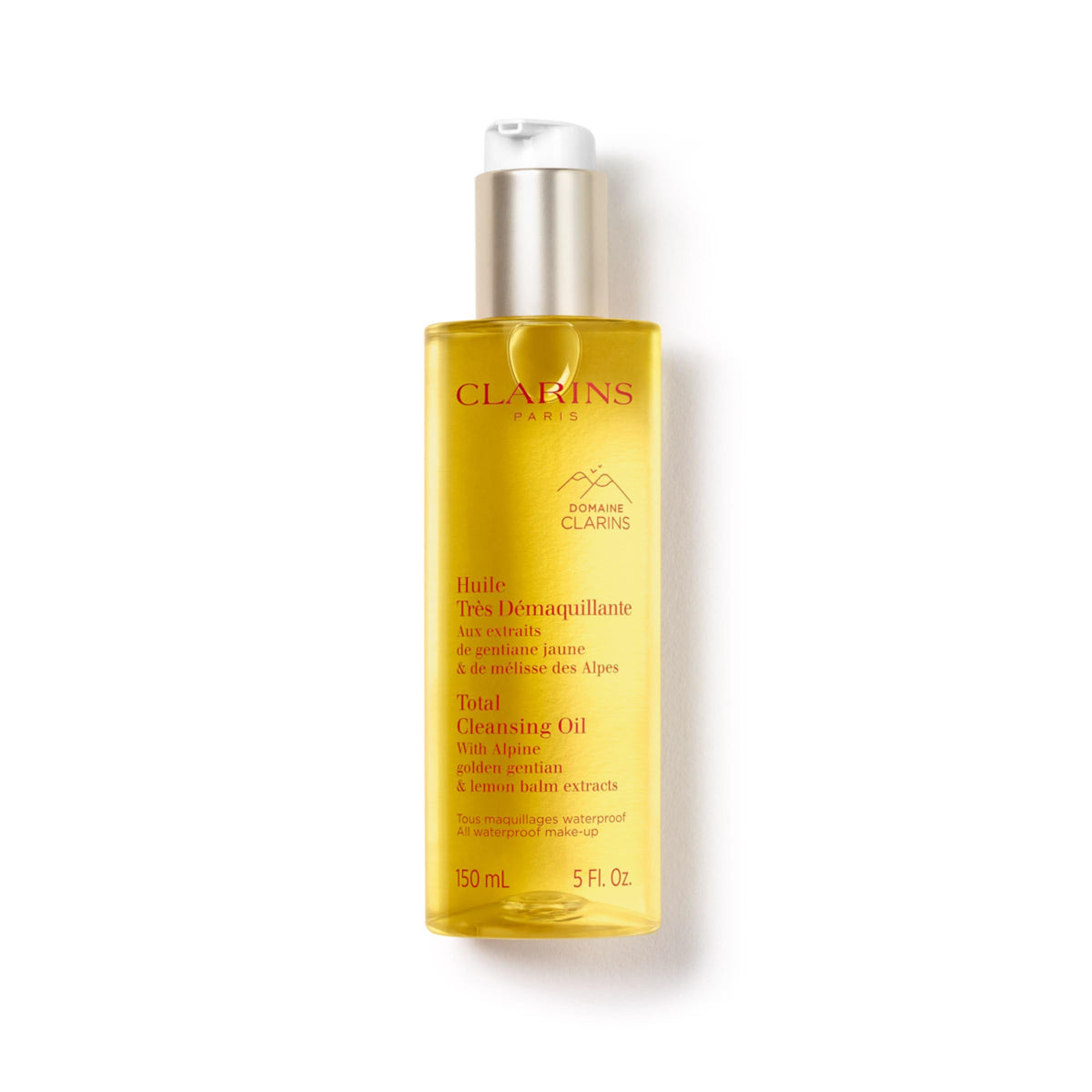 CLARINS front bottle shot showing packaging and product benefit