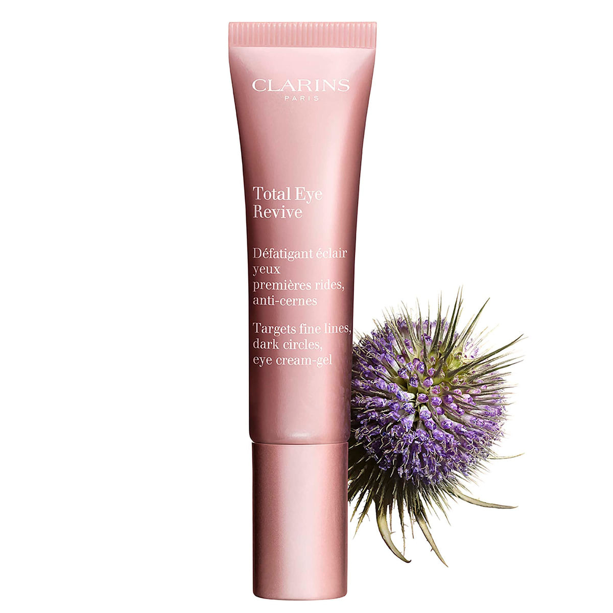 CLARINS gel-cream texture on fingertip illustrating lightweight, fast absorption