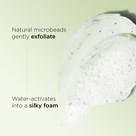 Clarins tube back label displaying cleanser ingredients and directions