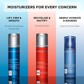 CLARINSMEN on bathroom counter in morning routine lifestyle setting promoting convenience