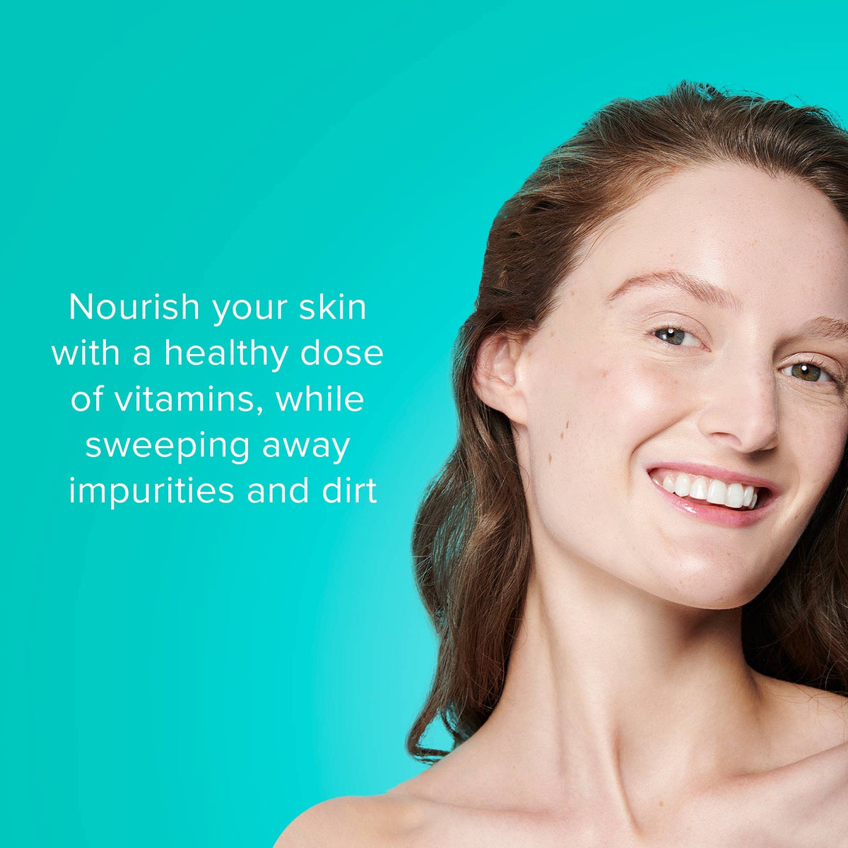 ClarityRx pump and label detail highlighting ingredient callouts and clean formula benefit