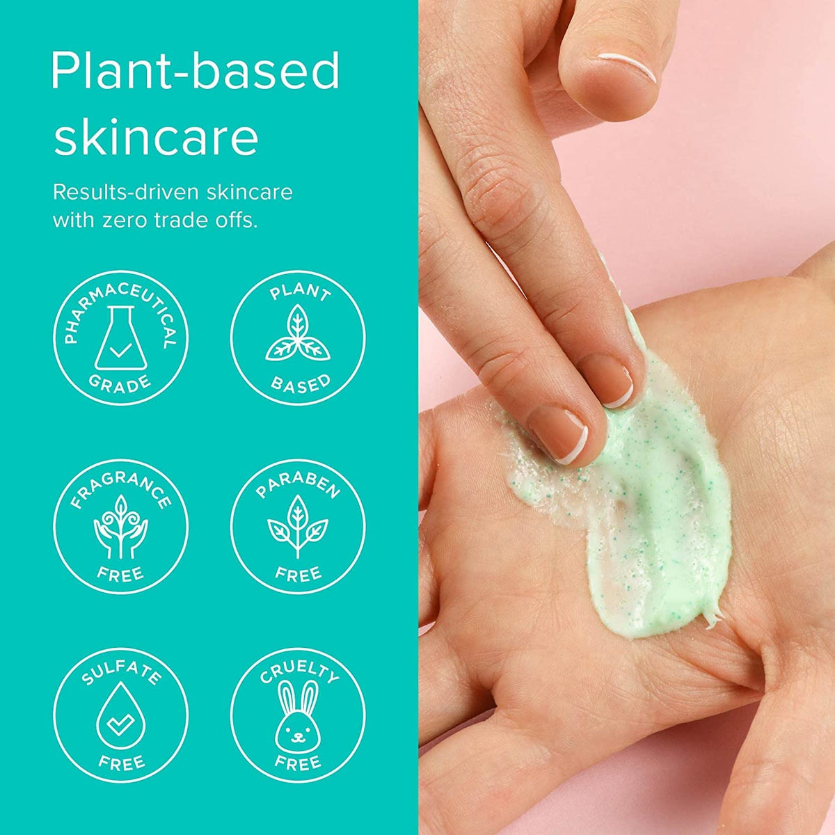 ClarityRx crushed bamboo close-up showing fine exfoliant for smoother skin