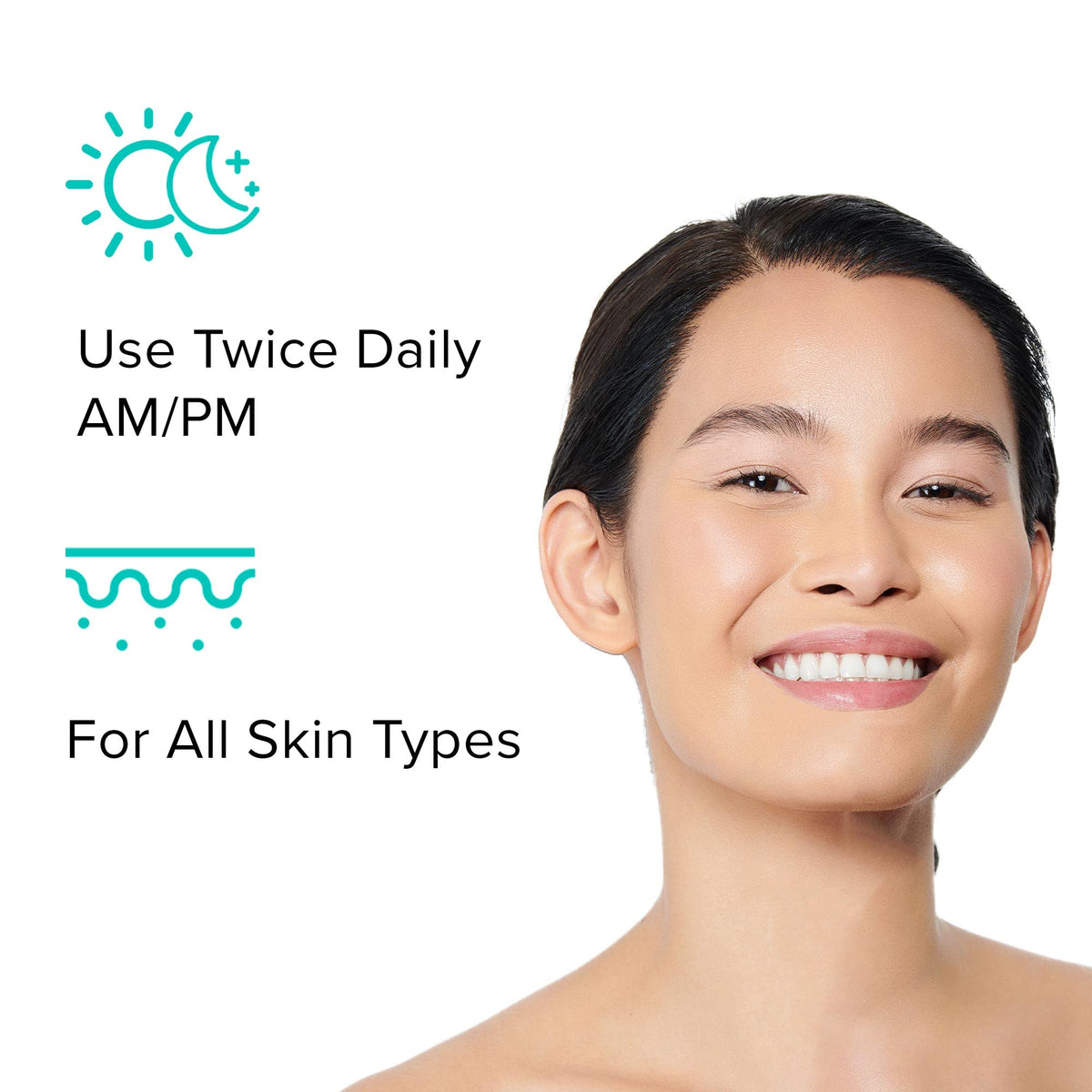 ClarityRx cream applied on hand, illustrates non-greasy absorption benefit