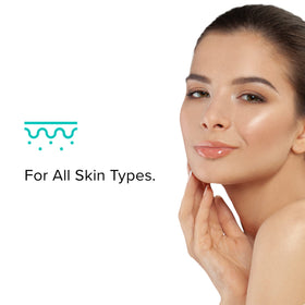 ClarityRx being applied to lips on model, illustrates instant soothing comfort