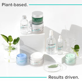 ClarityRx botanical ingredients visual highlighting azulene and safflower antioxidant benefit