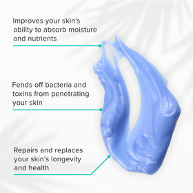 ClarityRx opened tube on hand showing easy application and smooth finish